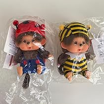 ✨新品✨ モンチッチ　顔でかSSキーチェーン　てんとう虫 ミツバチ Amazon.co.jp: モンチッチ 顔でかキーチェーン てんとう虫
